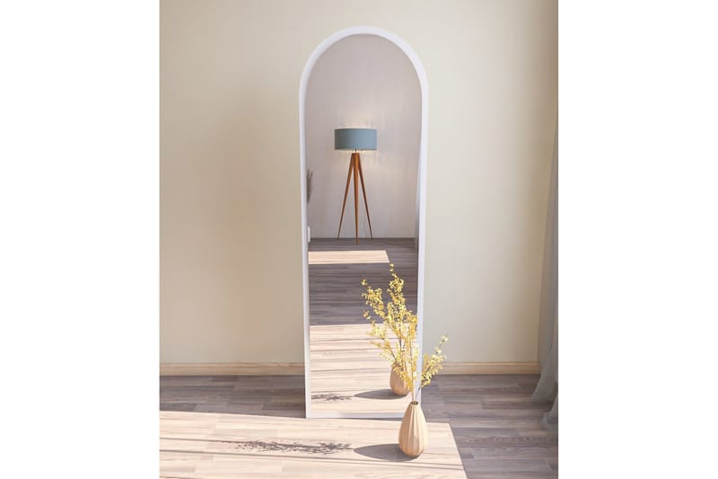 Peili Rusele 50 cm Suorakaide - Valkoinen - Sisustustuotteet - Peili