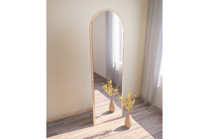 Peili Rusele 50 cm Suorakaide - Puu/Luonnonväri - Sisustustuotteet - Peili