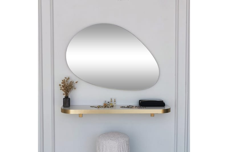 Peili Ruzina 90 cm Suorakaide - Kulta - Sisustustuotteet - Peili