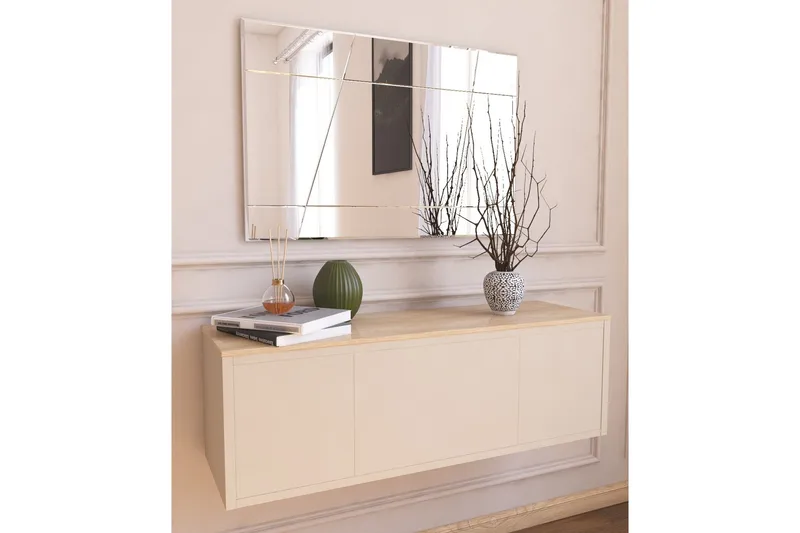 Peili Sachi 50 cm Suorakaide, Valkoinen