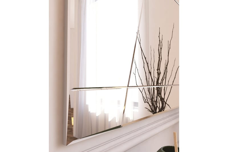 Peili Sachi 50 cm Suorakaide - Valkoinen - Sisustustuotteet - Peili