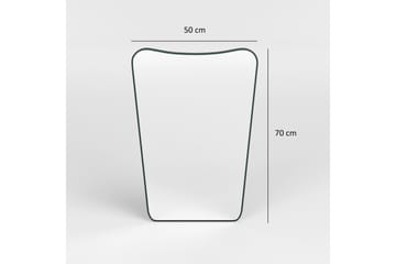 Peili Sachin 50 cm Epäsymmetrinen - Musta - Sisustustuotteet - Peili