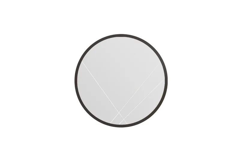 Peili Sada 60 cm Suorakaide - Musta - Sisustustuotteet - Peili