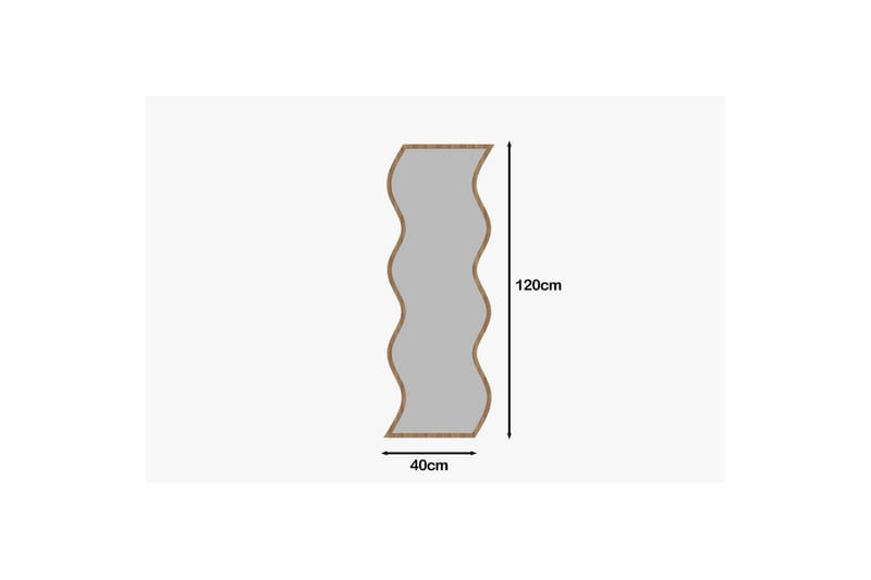 Peili Safidon Valkoinen / Luonnonväri - Valkoinen / Luonnonväri - Sisustustuotteet - Peili
