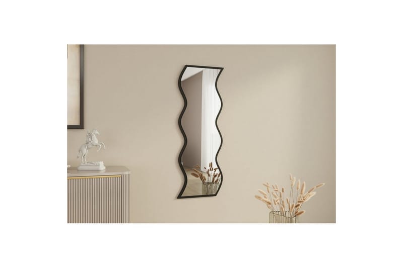 Peili Safidon Valkoinen / Musta - Valkoinen / Musta - Sisustustuotteet - Peili