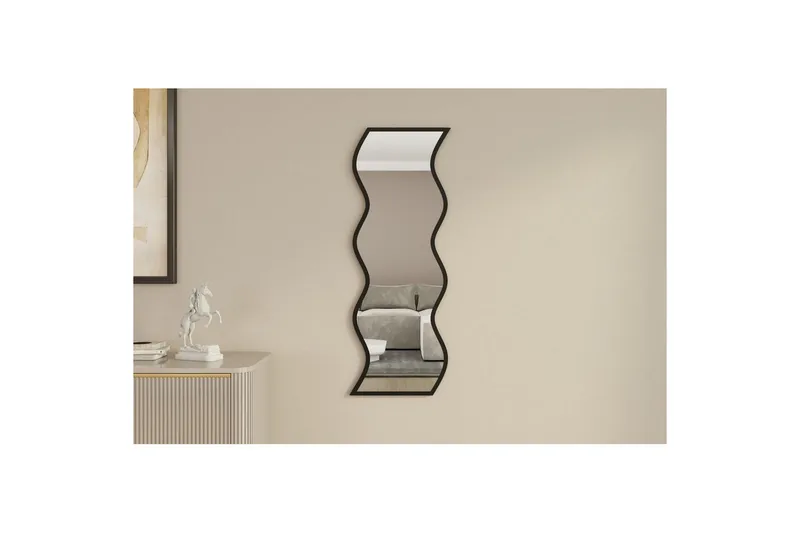 Peili Safidon Valkoinen / Musta - Valkoinen / Musta - Sisustustuotteet - Peili