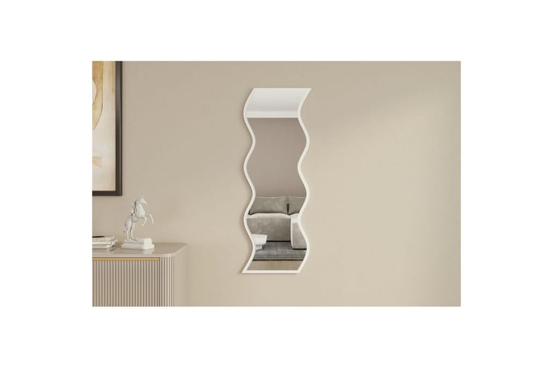 Peili Safidon Valkoinen - Valkoinen - Sisustustuotteet - Peili