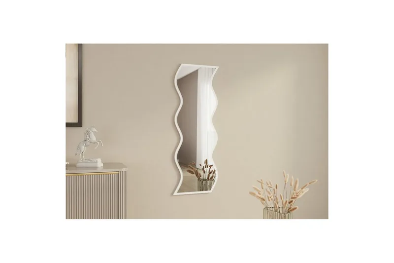 Peili Safidon Valkoinen - Valkoinen - Sisustustuotteet - Peili