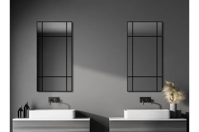 Peili Stockhyltan 60x120 cm, Musta