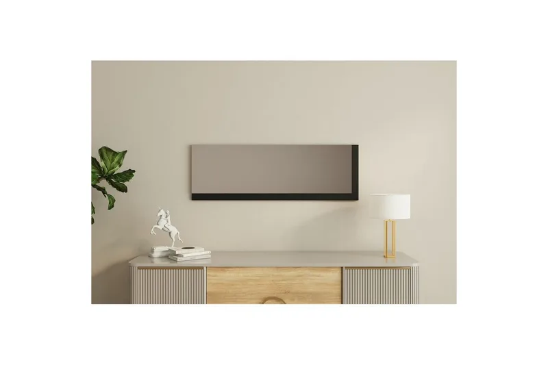 Peili Sudariya Valkoinen / Musta - Valkoinen / Musta - Sisustustuotteet - Peili