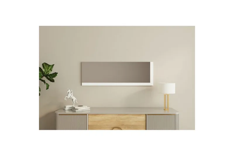 Peili Sudariya Valkoinen - Valkoinen - Sisustustuotteet - Peili