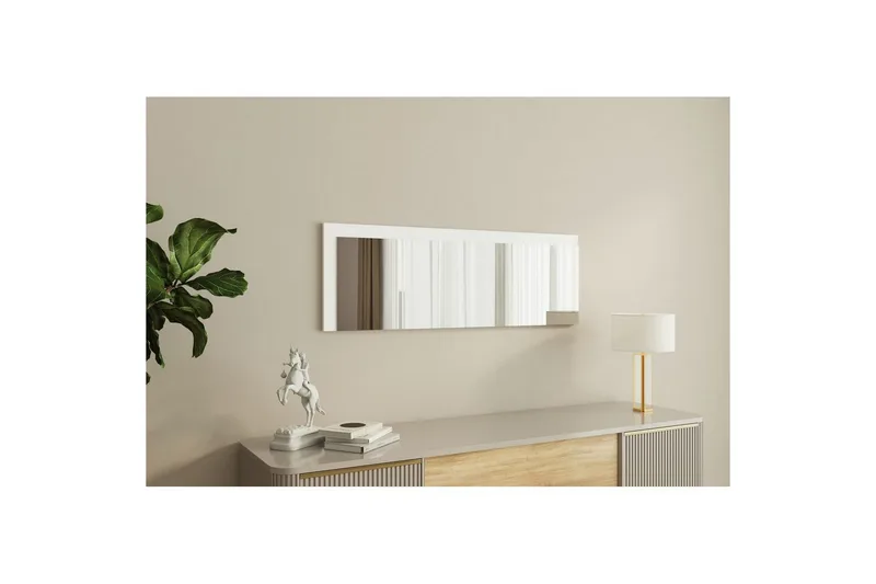 Peili Sudariya Valkoinen - Valkoinen - Sisustustuotteet - Peili