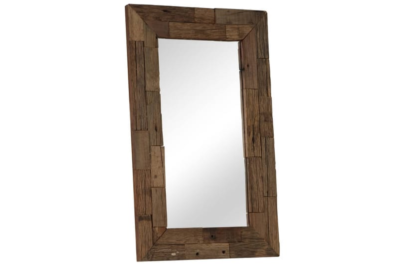 Peili täysi kierrätetty puu 50x80 cm - Ruskea - Sisustustuotteet - Peili