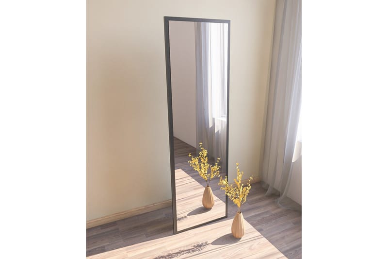 Peili Tessari 50 cm Suorakaide - Musta - Sisustustuotteet - Peili