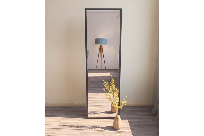 Peili Tessari 50 cm Suorakaide - Musta - Sisustustuotteet - Peili