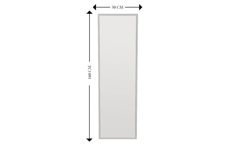 Peili Tessari 50 cm Suorakaide - Valkoinen - Sisustustuotteet - Peili