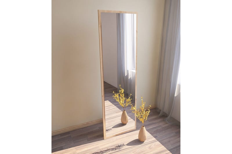 Peili Tessari 50 cm Suorakaide - Puu/Luonnonväri - Sisustustuotteet - Peili