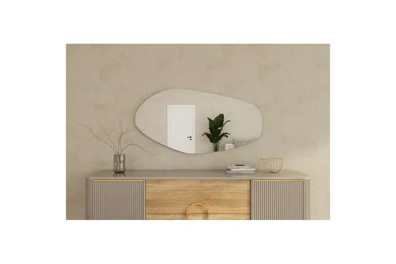 Peili Ticomanra musta - Musta - Sisustustuotteet - Peili