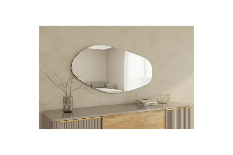 Peili Ticomanra musta - Musta - Sisustustuotteet - Peili