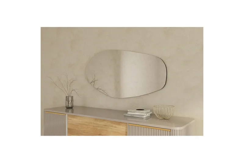 Peili Ticomanra musta - Musta - Sisustustuotteet - Peili