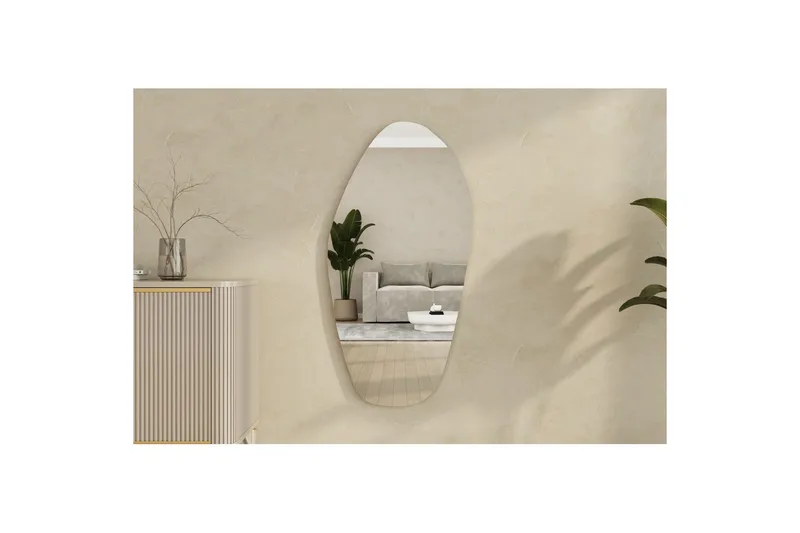 Peili Ticomanra musta - Musta - Sisustustuotteet - Peili