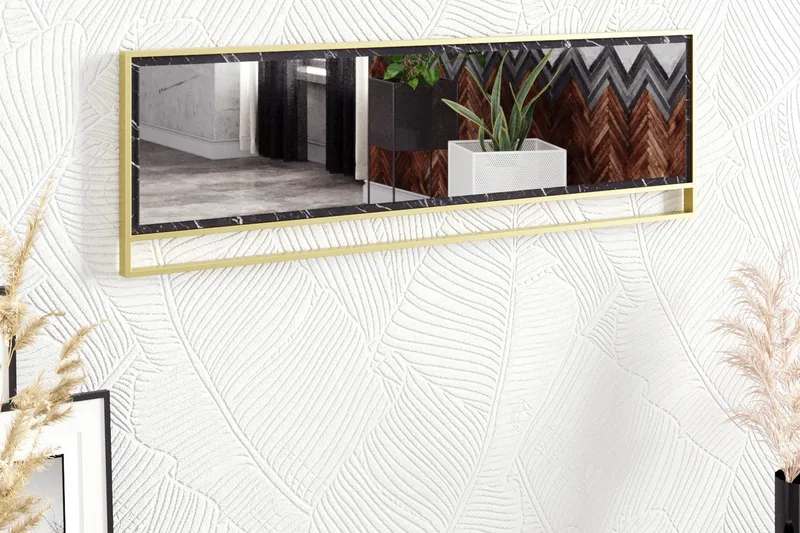 Peili Uchytil 122 cm, Kulta/Musta