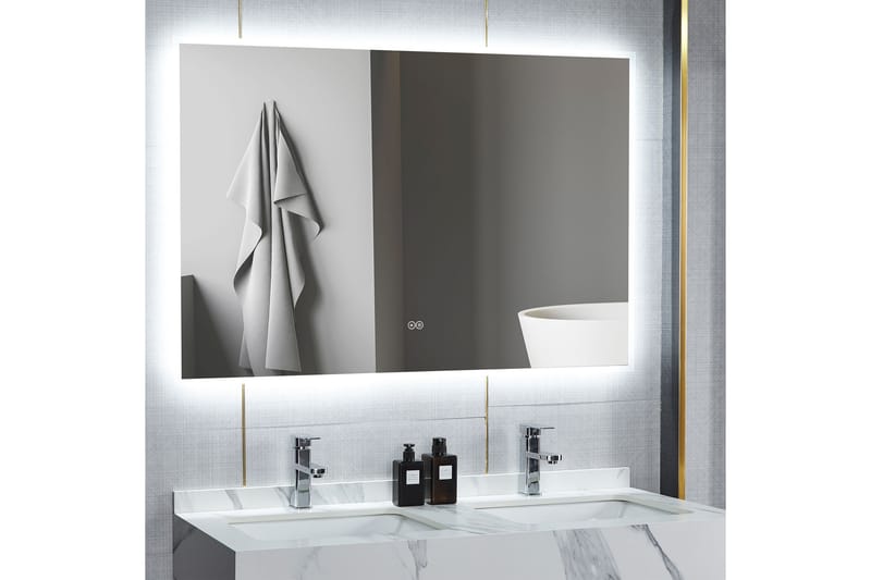 Peili Valaistuksella Suuri 80x140 cm Hopea - Lyfco - Sisustustuotteet - Peili