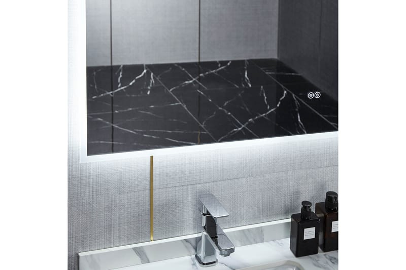 Peili Valaistuksella Suuri 80x140 cm Hopea - Lyfco - Sisustustuotteet - Peili