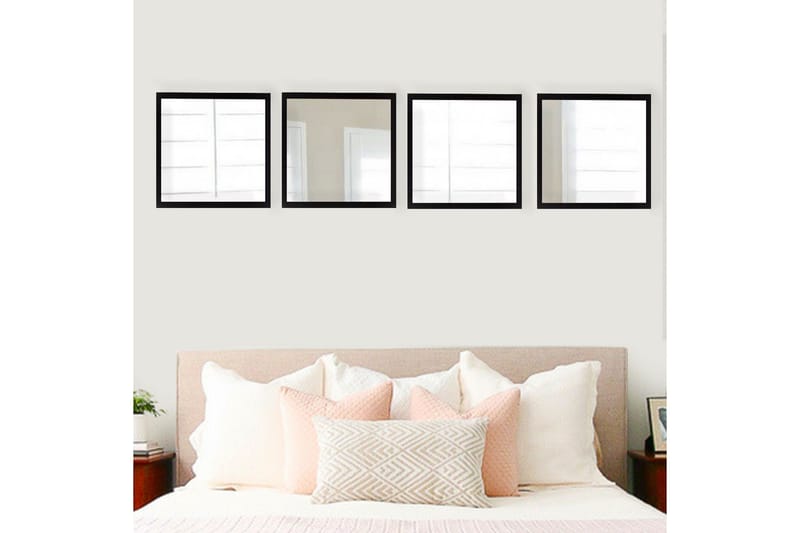 Peili Velservrook - Hopea/Musta - Sisustustuotteet - Peili