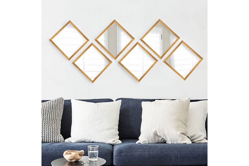 Peili Velservrook - Kulta/Hopea - Sisustustuotteet - Peili