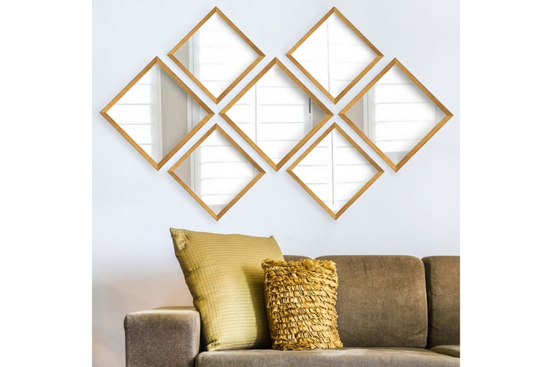 Peili Velservrook - Kulta/Hopea - Sisustustuotteet - Peili