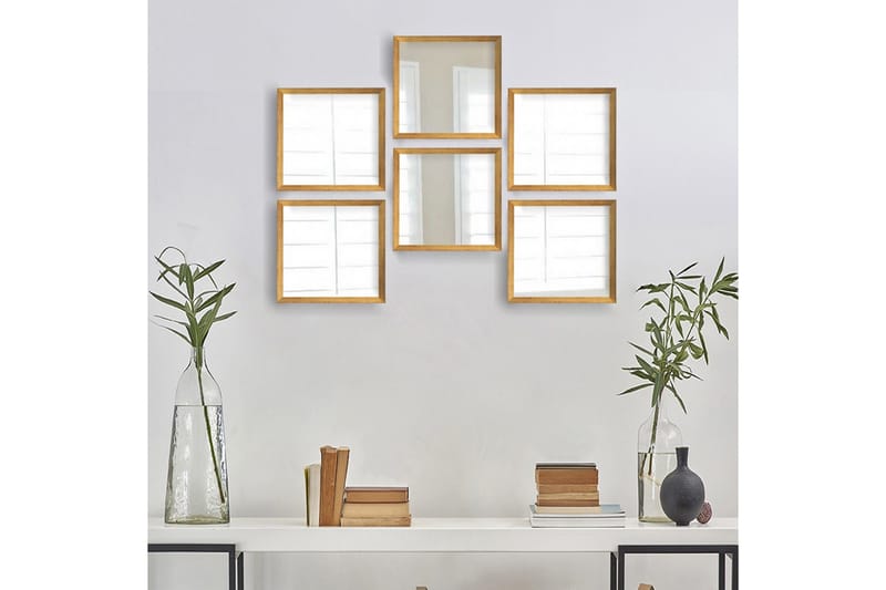 Peili Velservrook - Kulta/Hopea - Sisustustuotteet - Peili