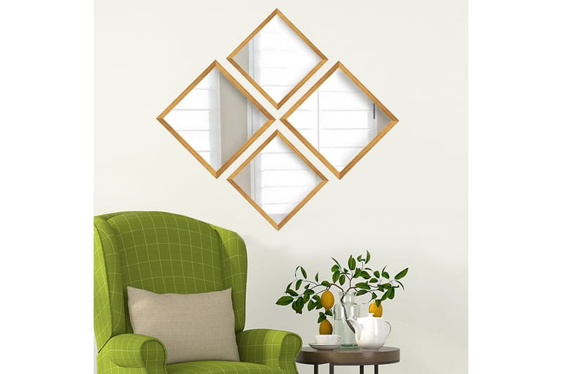 Peili Velservrook - Kulta/Hopea - Sisustustuotteet - Peili