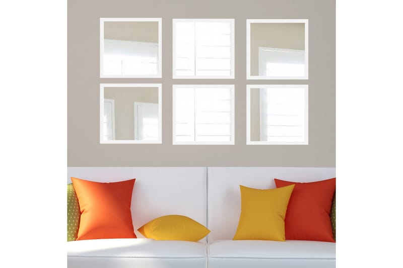 Peili Velservrook - Valkoinen/Hopea - Sisustustuotteet - Peili