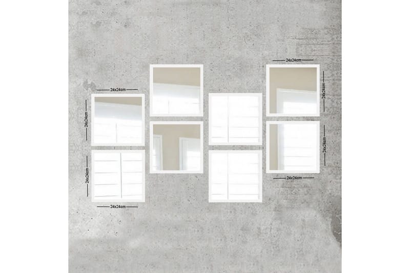 Peili Velservrook - Valkoinen/Hopea - Sisustustuotteet - Peili