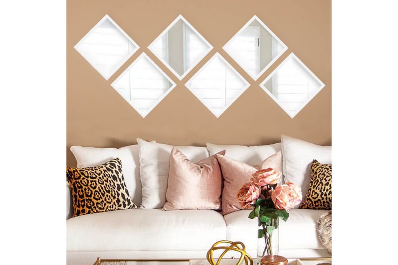 Peili Velservrook - Valkoinen/Hopea - Sisustustuotteet - Peili