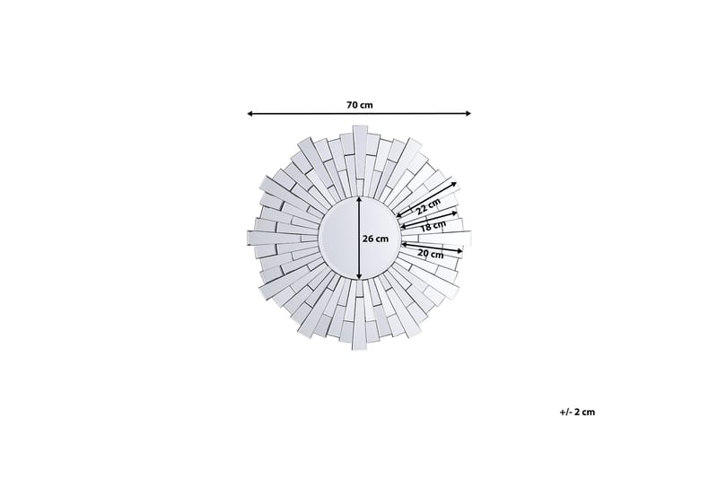 Peili Vire 70 cm - Sisustustuotteet - Peili