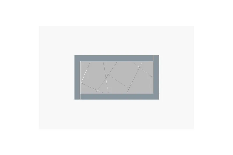 Peili Virlin Savunharmaa / Valkoinen - Savunharmaa / Valkoinen - Sisustustuotteet - Peili