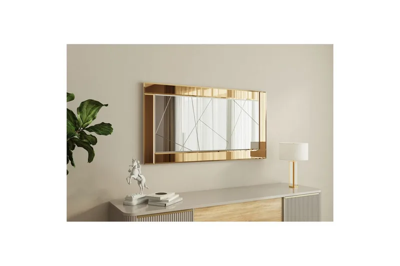 Peili Virlin Pronssi / Valkoinen - Pronssi / Valkoinen - Sisustustuotteet - Peili