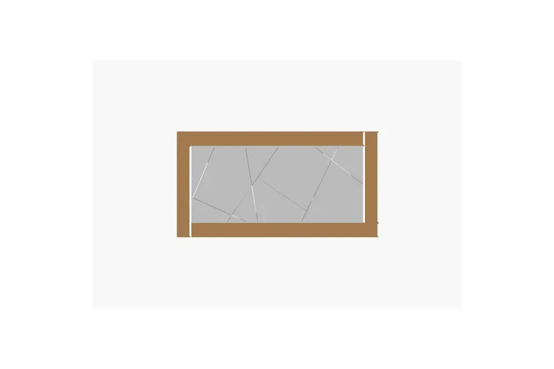 Peili Virlin Pronssi / Valkoinen, Pronssi / Valkoinen