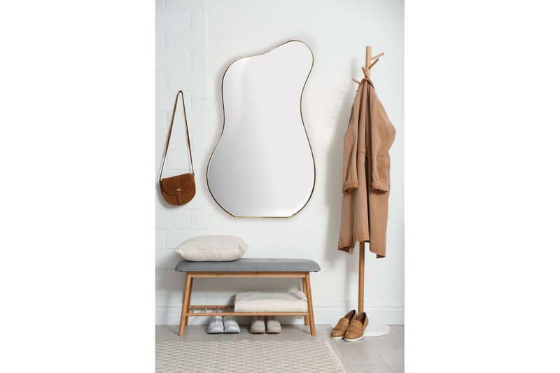 Peili Wohnling Epäkeskeinen metallikehys soikea 100 cm - Sisustustuotteet - Peili