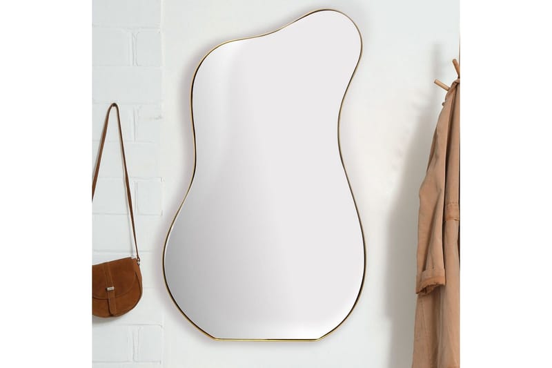 Peili Wohnling Epäkeskeinen metallikehys soikea 100 cm - Sisustustuotteet - Peili