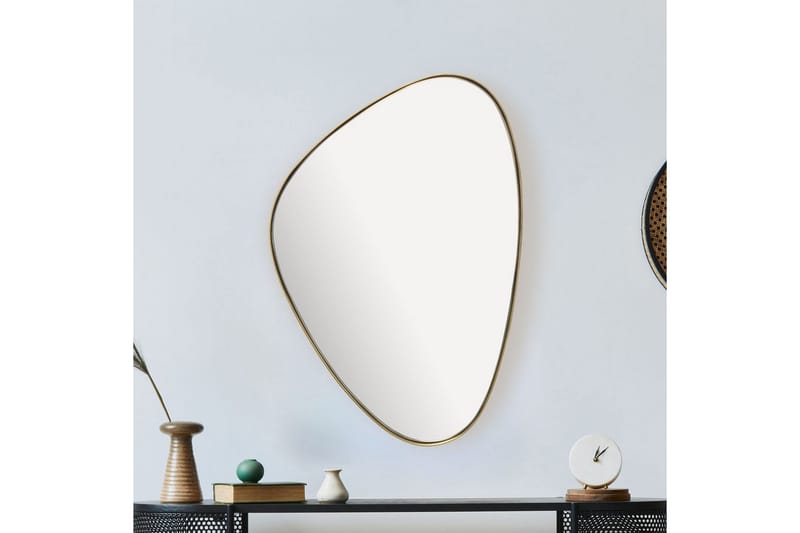 Peili Wohnling Epäkeskeinen metallikehys soikea 70 cm - Sisustustuotteet - Peili