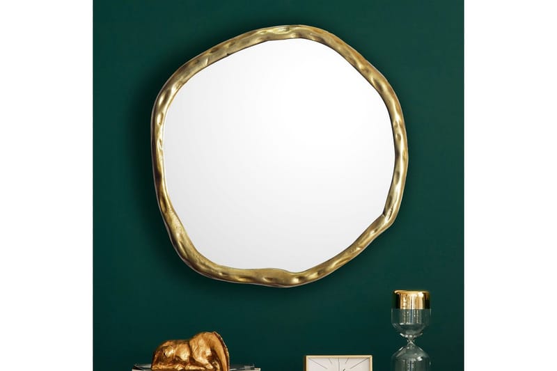 Peili Wohnling Epäkeskeinen metallikehys pyöreä 60 cm - Sisustustuotteet - Peili