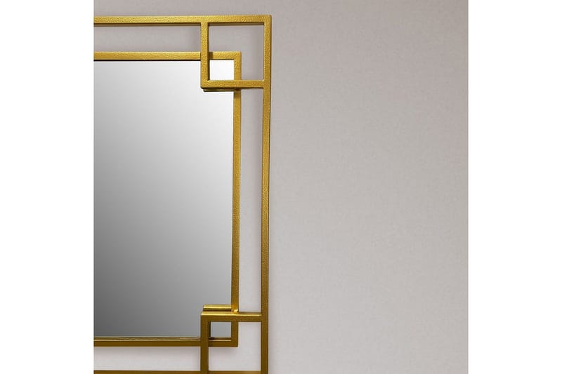 Peili Wohnling Neliö geometrinen 60 cm metallikehys moderni - Sisustustuotteet - Peili