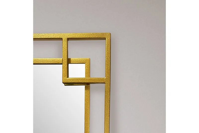 Peili Wohnling Neliö geometrinen 60 cm metallikehys moderni - Sisustustuotteet - Peili