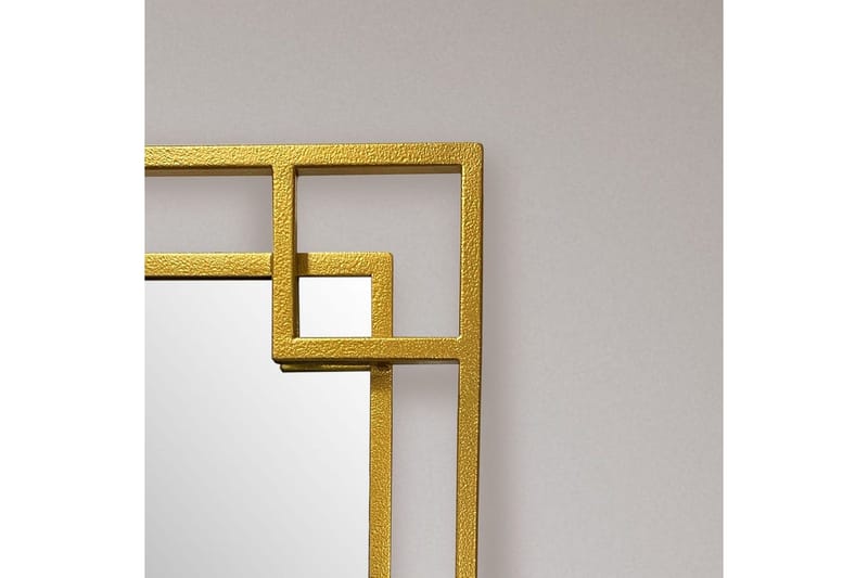 Peili Wohnling Neliö geometrinen 60 cm metallikehys moderni - Sisustustuotteet - Peili