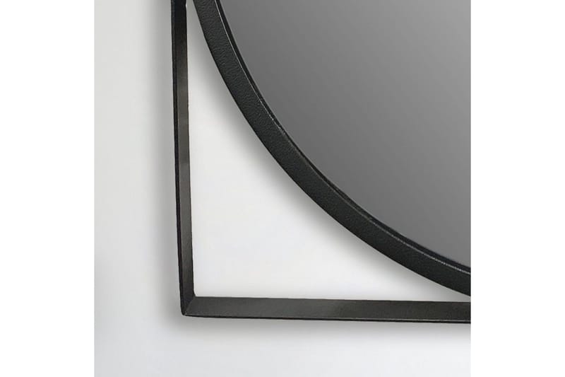 Peili Wohnling Neliökehys pyöreä 54 cm moderni - Sisustustuotteet - Peili