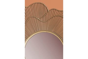 Peili Wohnling Ruusu metallikehys pyöreä 77 cm, moderni - Sisustustuotteet - Peili