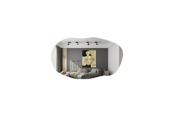 Peili Zeo 52 cm Suorakaide - Musta - Sisustustuotteet - Peili